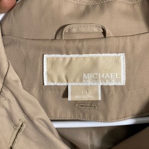 Michael Kors trench coat with hood